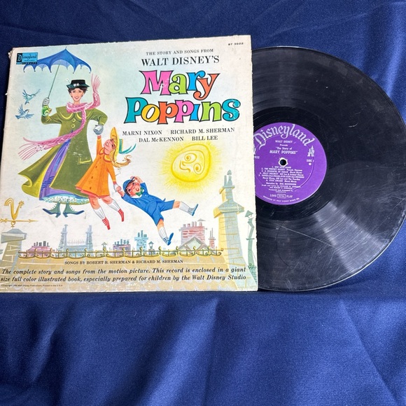 Disney Other - Disney Mary Poppins Vinyl Record